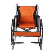 雅德 可折叠 带前后手刹 铝合金轮椅车YC6200
